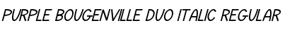Download Purple Bougenville Duo Italic Font Download Purple Bougenville Duo Italic Font