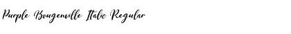 Download Purple Bougenville Italic Font Download Purple Bougenville Italic Font