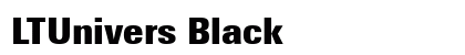 LTUnivers Black Preview