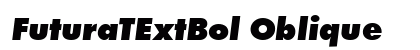 FuturaTExtBol Oblique preview