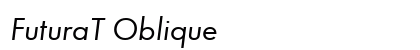 FuturaT Oblique Preview