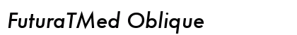 FuturaTMed Oblique preview
