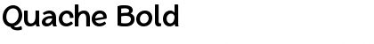 Quache Bold Font Quache Bold Font