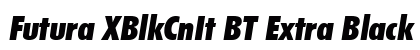 Futura XBlkCnIt BT Extra Black Italic preview