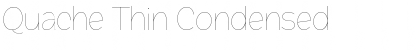 Quache Thin Condensed Font