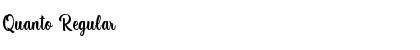 Quanto Regular Font Quanto Regular Font