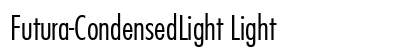 Futura-CondensedLight Light preview
