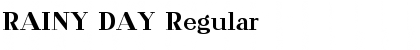 Download RAINY DAY Font