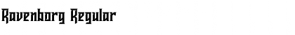Ravenborg Regular Font