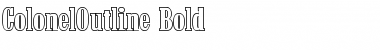 Download ColonelOutline Font