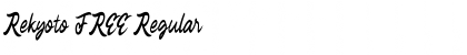 Download Rekyoto FREE Font Download Rekyoto FREE Font