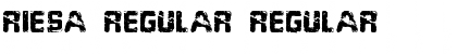 Riesa Regular Regular Font