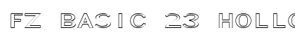 FZ BASIC 23 HOLLOW EX Normal preview