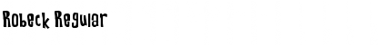 Robeck Regular Font