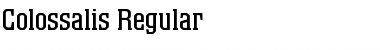 Colossalis BQ Regular Font