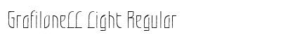 GrafiloneLL Light Regular preview