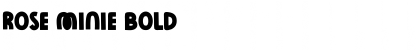 Rose Minie Bold Font