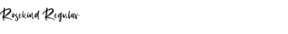Rosekind Regular Font