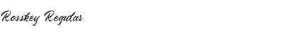 Rosskey Regular Font
