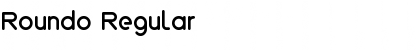 Roundo Regular Font