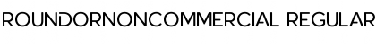 Download RoundorNonCommercial Font