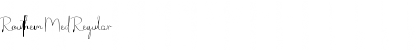 Routhem Med Regular Font