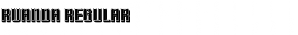 Ruanda Regular Font