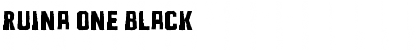 Ruina One Black Font