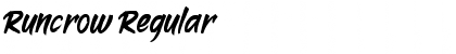 Runcrow Regular Font
