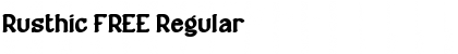 Rusthic FREE Regular Font
