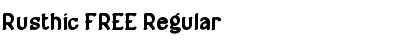 Rusthic FREE Regular Font