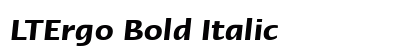 LTErgo Bold Italic Preview