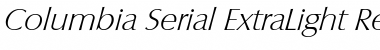 Download Columbia-Serial-ExtraLight Font