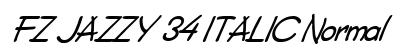 FZ JAZZY 34 ITALIC Normal preview