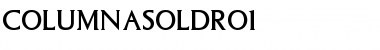 Download ColumnaSolDRo1 Font Download ColumnaSolDRo1 Font