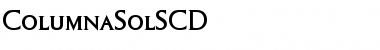 Download ColumnaSolSCD Font