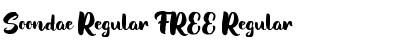 Download Soondae Regular FREE Font