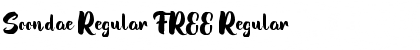 Soondae Regular FREE Regular Font