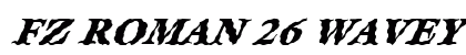 FZ ROMAN 26 WAVEY ITALIC Normal preview