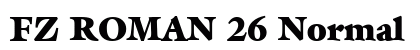 FZ ROMAN 26 Normal preview