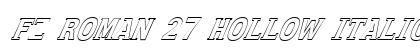 FZ ROMAN 27 HOLLOW ITALIC Normal preview