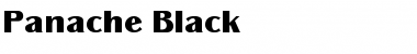 Download Panache-Black Font Download Panache-Black Font