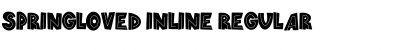 springloved inline Regular Font