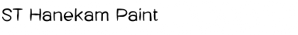 ST Hanekam Paint Font