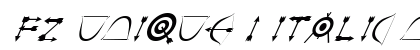 FZ UNIQUE 1 ITALIC Normal preview