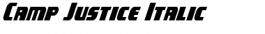 Download Camp Justice Italic Font Download Camp Justice Italic Font