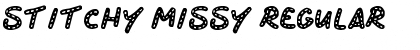 Stitchy Missy Regular Font