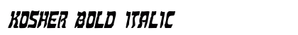 Kosher Bold Italic Preview