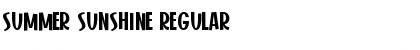 Summer Sunshine Regular Font