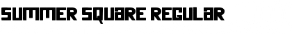 Summer Square Regular Font